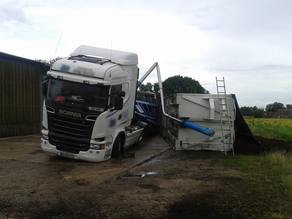 Expertise suite à un accident de camion